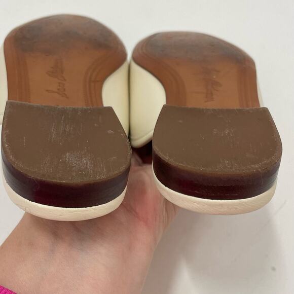 Sam Edelman 6 Evelan Chain Loafer Mule Cream - Picture 9 of 9